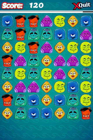 Jelly Creatures Match 3 Mania - Brilliant Multipla - náhled