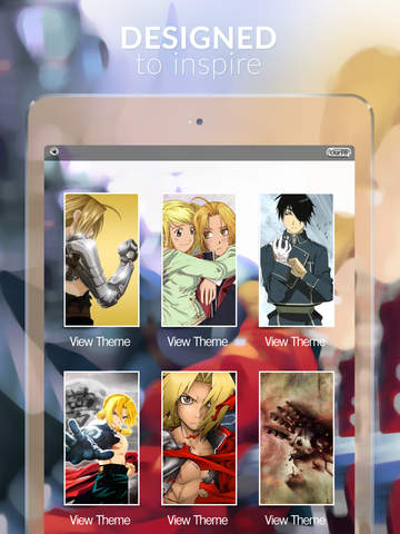 Manga & Anime Gallery : HD Retina Wallpaper Themes and Backgrounds in Fullmetal Alchemist Style screenshot 4