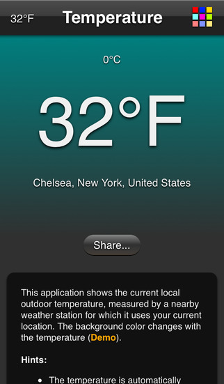 Temperature Lite screenshot 1