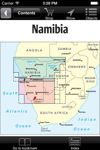 Namibia, Botswana - náhled
