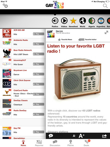 Gay Live World : All News to Lesbians, Gays, Bi and Trans screenshot 10