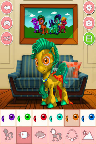 Pony & unicorn dressup game - dress up free - náhled