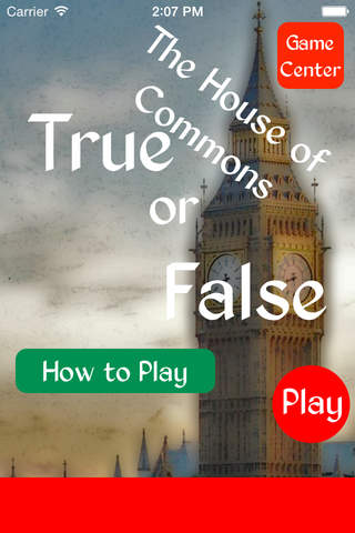 True or False - The House of Commons Trivia Quiz - náhled