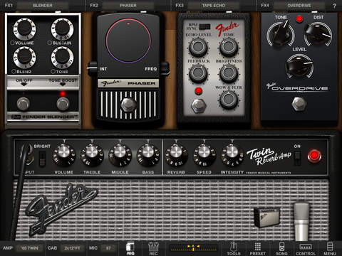 AmpliTube Fender™ for iPad screenshot 1