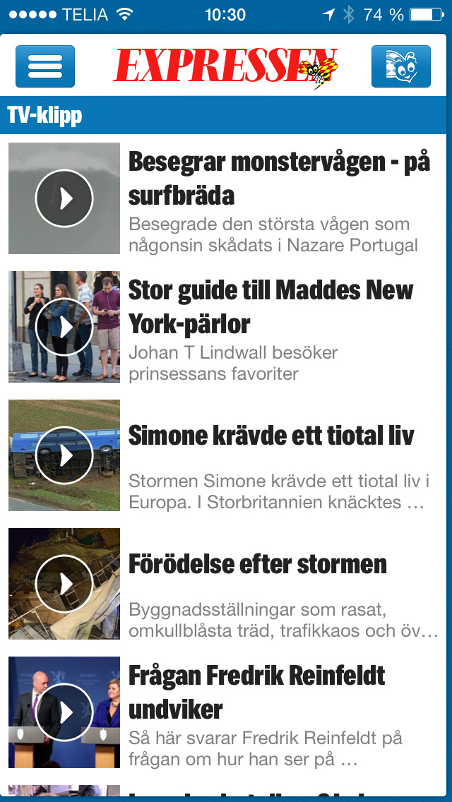 Senaste Nytt - Expressen | Apps | 148Apps