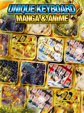 KeyCCM – Manga & Anime : Custom Color & Wallpaper Keyboard Themes For Saint Seiya Style screenshot 4
