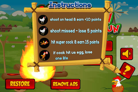 Run Chicken Run - Chicken Shooter Game - náhled