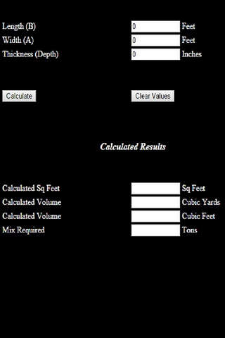 Foundation Amount Calculator - náhled