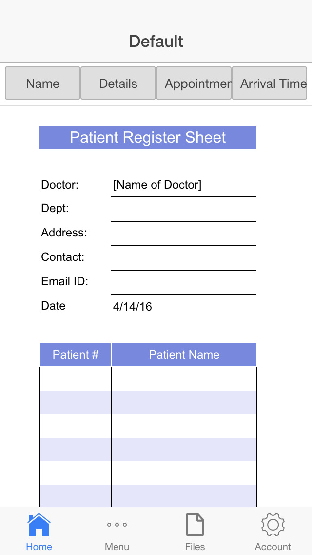 Patients List screenshot 1