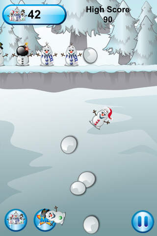 Frozen Snowman Knockdown - náhled