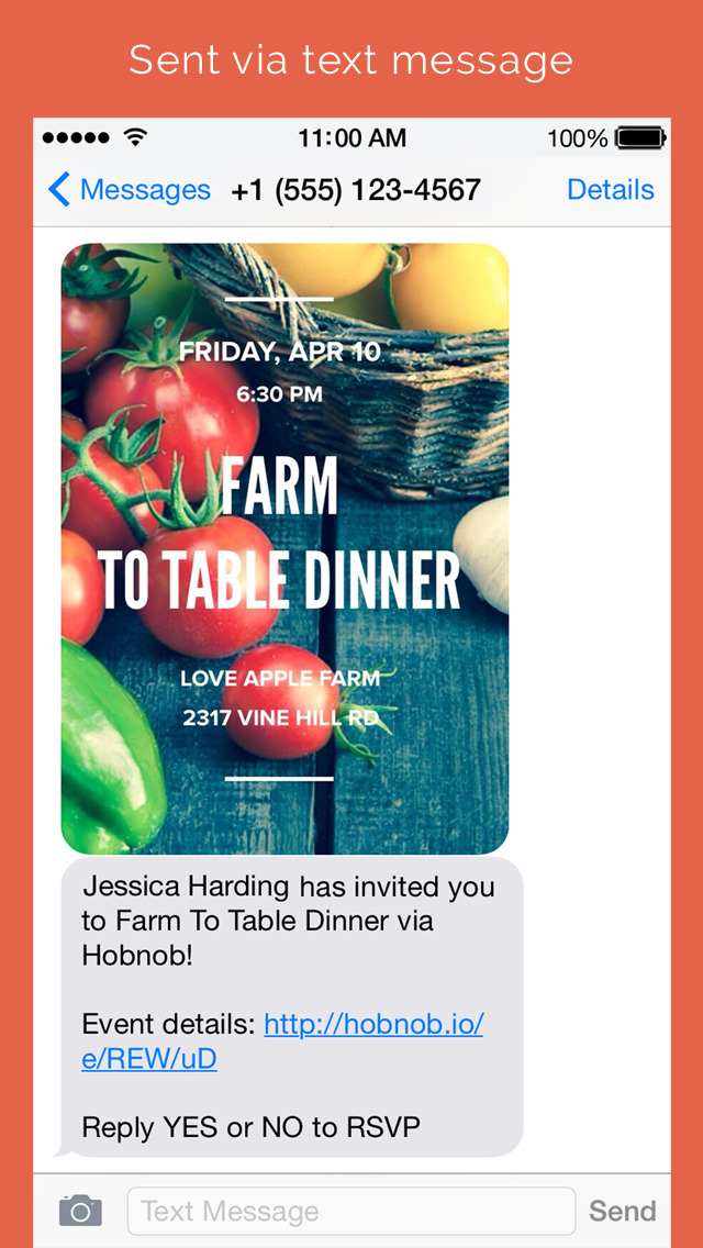 Hobnob Invitation Maker iPhone & iPad Game Reviews