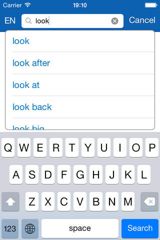 Polish <> English Dictionary + Vocabulary trainer  - náhled