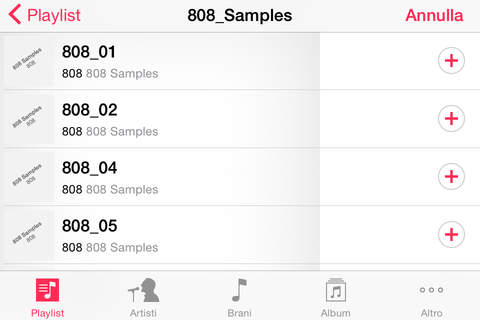 midi Sampler - náhled