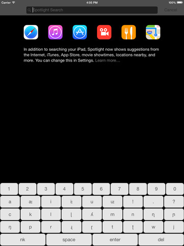 Warlpiri Font Keyboard screenshot 4