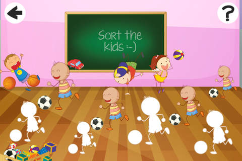 A Sort By Size Game for Children: Learn and Play w - náhled