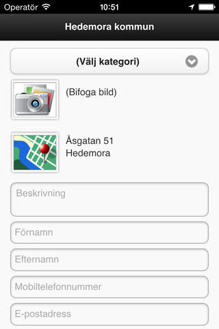 Felanmälan Hedemora kommun - náhled