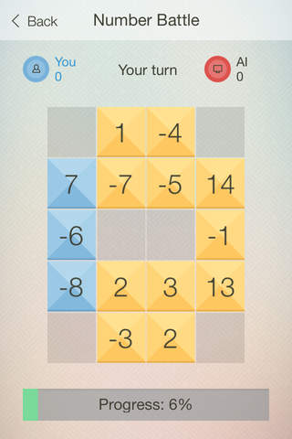 Number Battle - fun game (puzzle) with numbers. Sh - náhled
