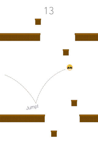 Jumping Emoji Smiley - náhled