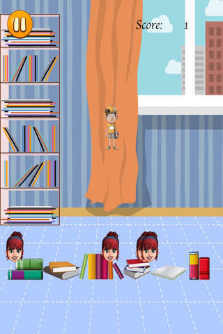 Jumping Teen Escape - Lazy Boy Avoiding Books (Fre - náhled