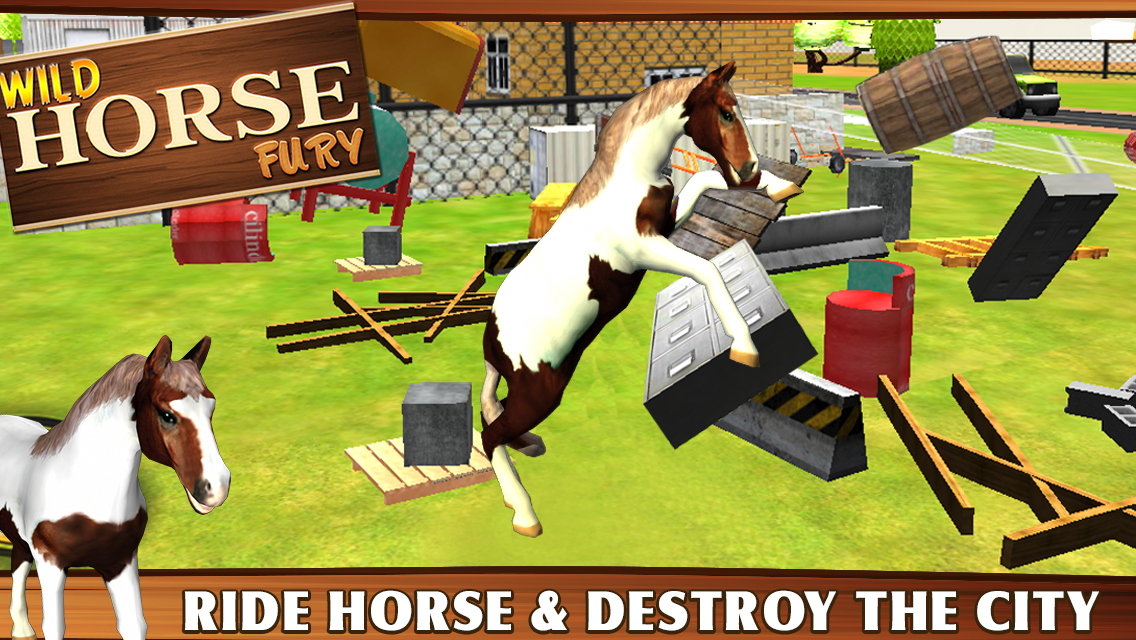 App Shopper: Wild Horse Fury 3D - Real Crazy Animal Rampage Game to ...