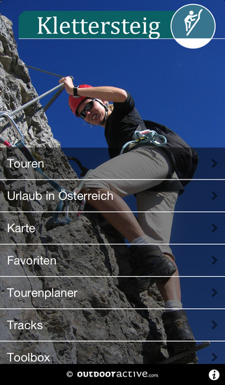 Klettersteige - outdooractive.com Themenapp screenshot 1
