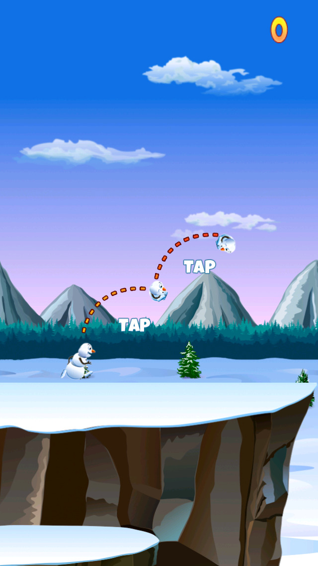 Run Frozen Snowman! Run! screenshot 3