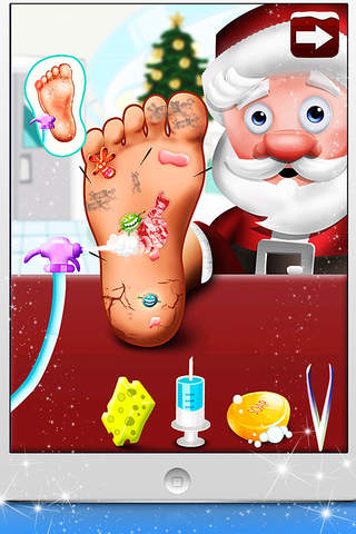 A Santa’s Foot Spa Salon - Little Doctor Saves the - náhled