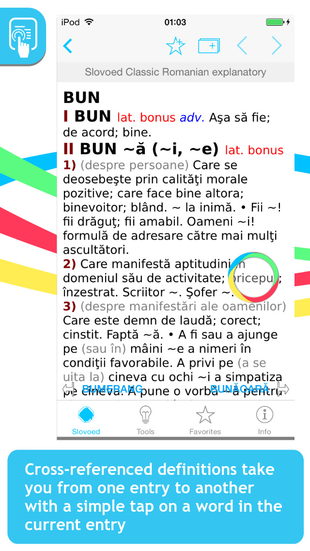 Romanian Explanatory Slovoed Classic dictionary screenshot 5