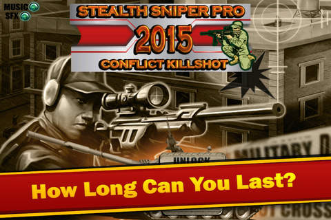Stealth Sniper Pro 2015: Conflict Killshot - náhled