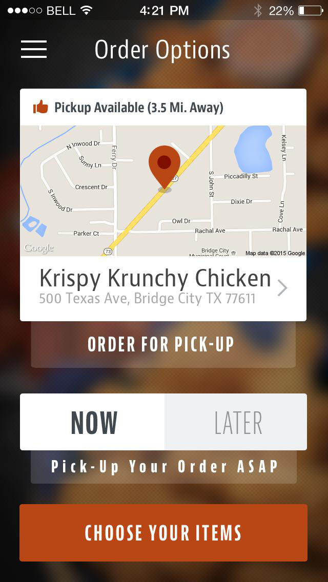 Krispy Chicken Bridge City screenshot 2