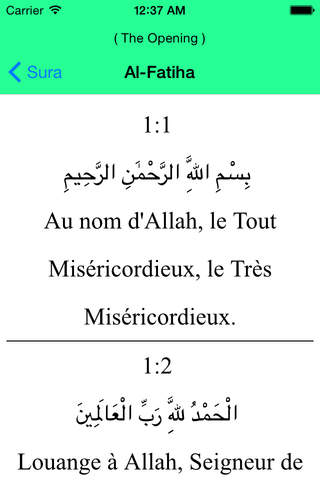Al Quran - French - náhled