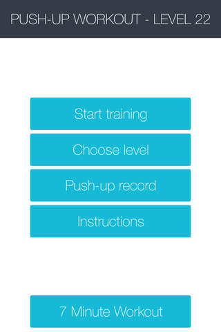 Push up workout - náhled