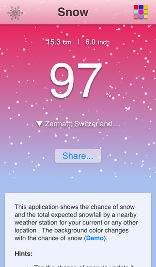 Chance of Snow - Pro screenshot 1