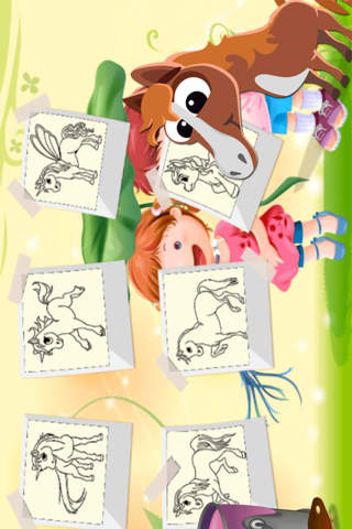 Horse Coloring Book - All In 1 Drawing, Paint And  - náhled