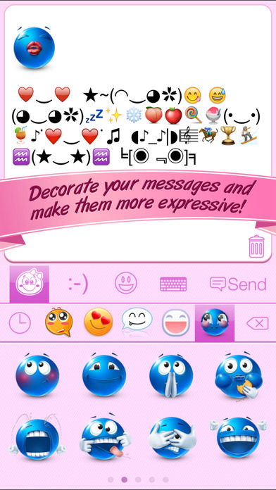 Emoticons Collection Emoji Smiley Faces with Cute 