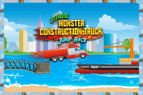 An Extreme Driving Monster Construction Truck Jump - náhled