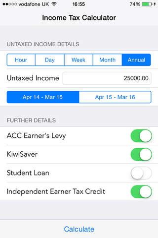 Income Tax Kiwi - New Zealand Tax Calculator - náhled