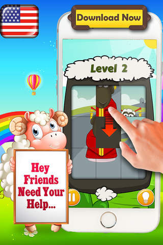 15 Puzzle Sheep Free Classic Sliding Tiles game! - - náhled