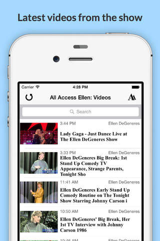All Access: Ellen DeGeneres Edition - Videos, Soci - náhled