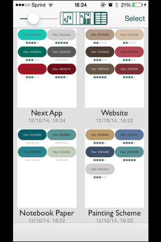 The Color App Lite - Color Palette Selection Tool - náhled