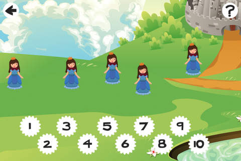 A Princess Tale Counting Game for Children: learn  - náhled