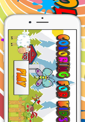 Farm Animals Coloring Book For Kids - náhled