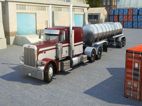 3D Semi Truck Parking Simulator 2017 screenshot 5