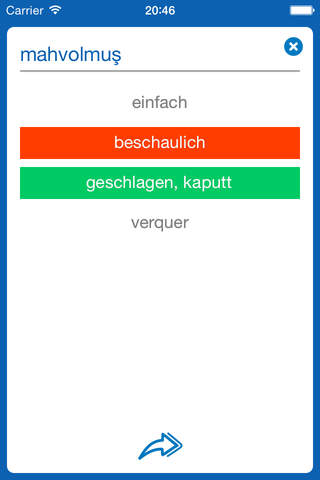 Turkish <> German Dictionary + Vocabulary trainer - náhled