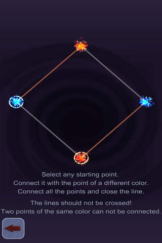 Color Fireworks. Connect the fires by line! - náhled