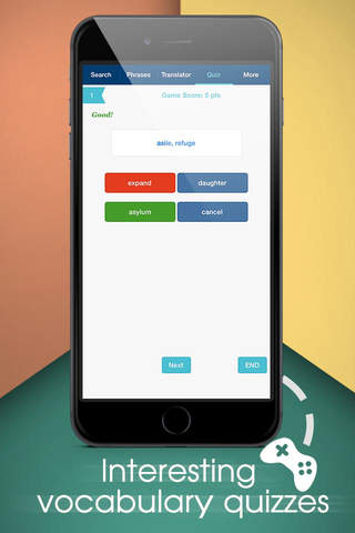 QuickDict - Dictionary for learning English vocabu - náhled