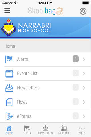 Narrabri High School - Skoolbag - náhled