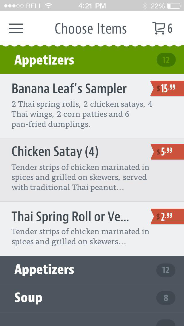Banana Leaf Thai Cuisine screenshot 3