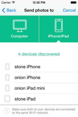 i Photo Transfer - náhled