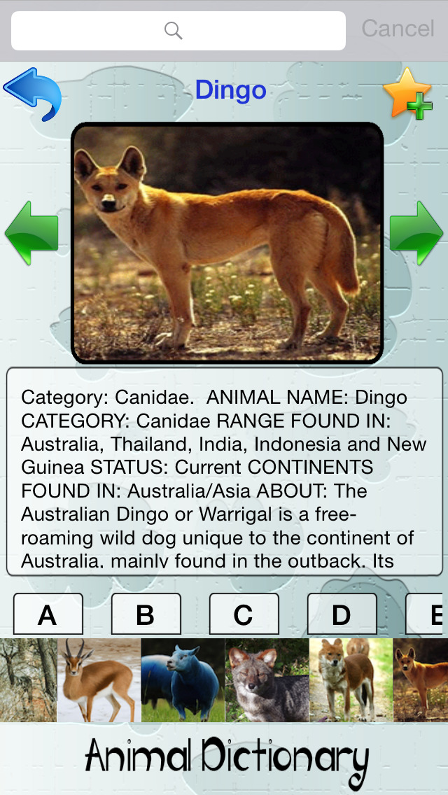 Animal Dictionary - Discover The World Of Wild Animals | Apps | 148Apps